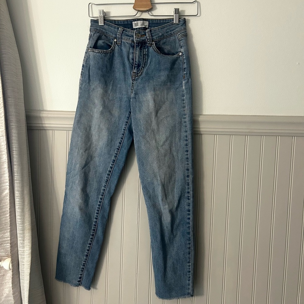 RSQ High Rise Blue Women's Straight Jeans Size 1/25